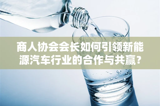 商人协会会长如何引领新能源汽车行业的合作与共赢？