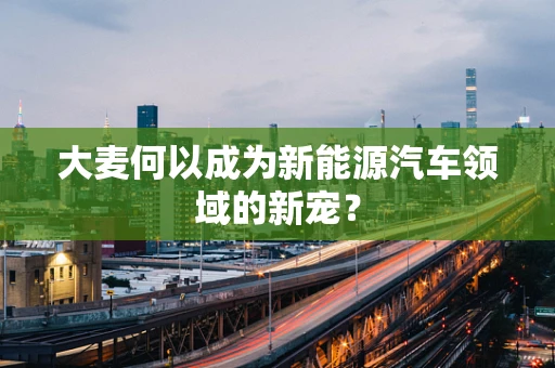 大麦何以成为新能源汽车领域的新宠？