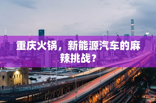 重庆火锅，新能源汽车的麻辣挑战？