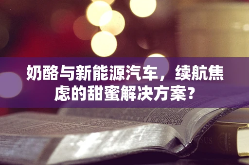 奶酪与新能源汽车，续航焦虑的甜蜜解决方案？