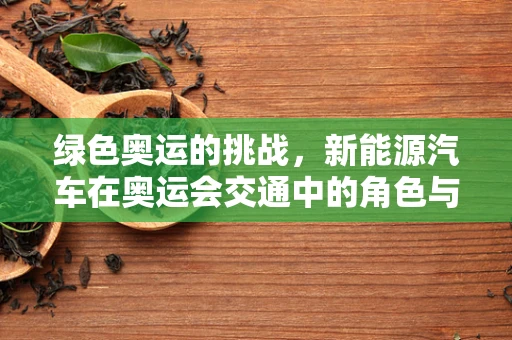 绿色奥运的挑战，新能源汽车在奥运会交通中的角色与机遇