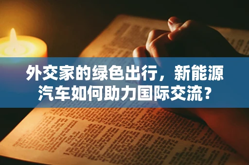 外交家的绿色出行，新能源汽车如何助力国际交流？
