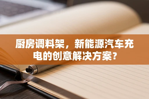 厨房调料架，新能源汽车充电的创意解决方案？