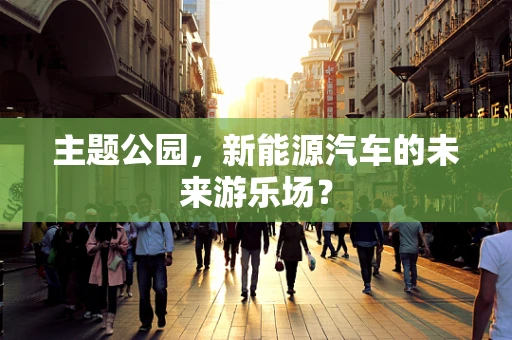主题公园，新能源汽车的未来游乐场？