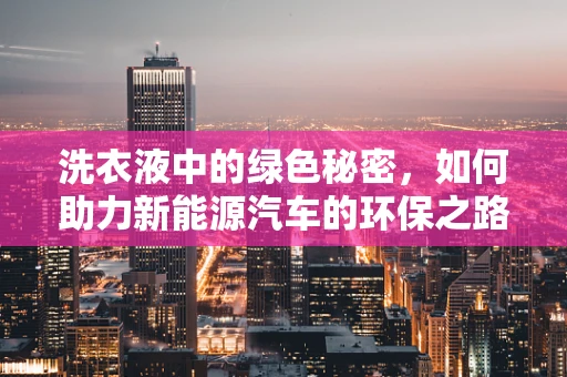洗衣液中的绿色秘密，如何助力新能源汽车的环保之路？