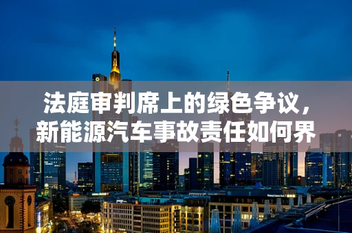 法庭审判席上的绿色争议，新能源汽车事故责任如何界定？