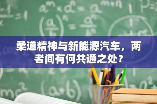 柔道精神与新能源汽车，两者间有何共通之处？