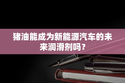 猪油能成为新能源汽车的未来润滑剂吗？