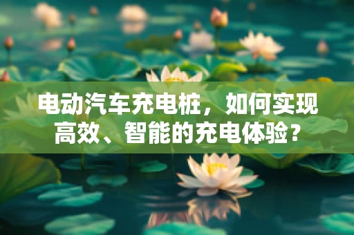 电动汽车充电桩，如何实现高效、智能的充电体验？