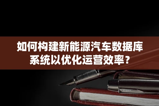 如何构建新能源汽车数据库系统以优化运营效率？