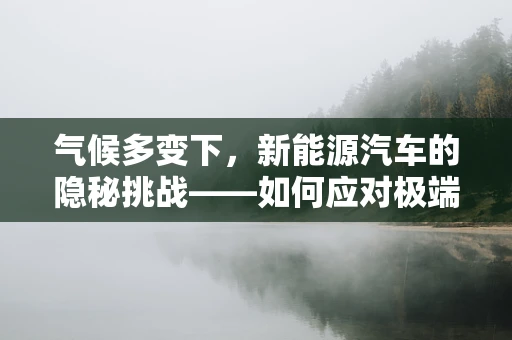 气候多变下，新能源汽车的隐秘挑战——如何应对极端天气对电池性能的影响？