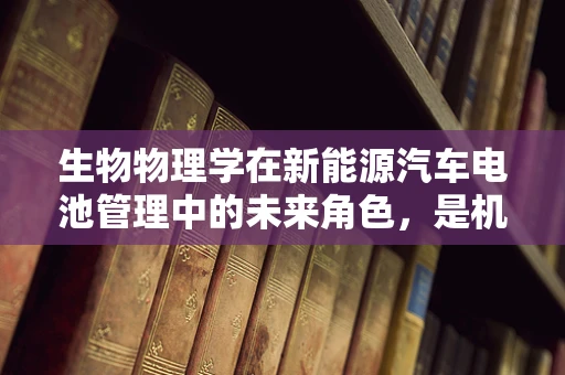 生物物理学在新能源汽车电池管理中的未来角色，是机遇还是挑战？