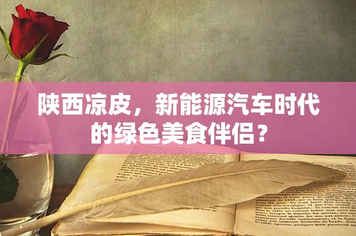 陕西凉皮，新能源汽车时代的绿色美食伴侣？