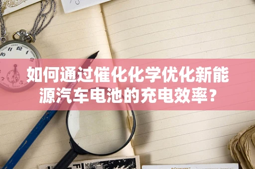 如何通过催化化学优化新能源汽车电池的充电效率？