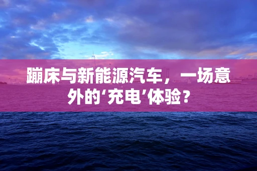 蹦床与新能源汽车，一场意外的‘充电’体验？