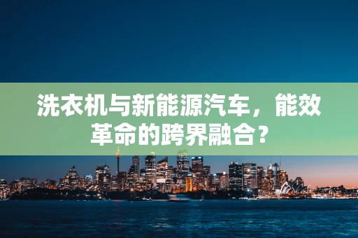 洗衣机与新能源汽车，能效革命的跨界融合？