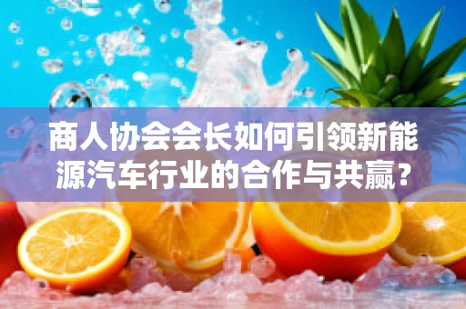 商人协会会长如何引领新能源汽车行业的合作与共赢？