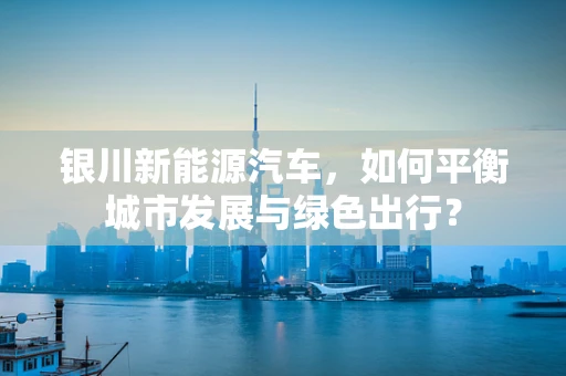 银川新能源汽车，如何平衡城市发展与绿色出行？