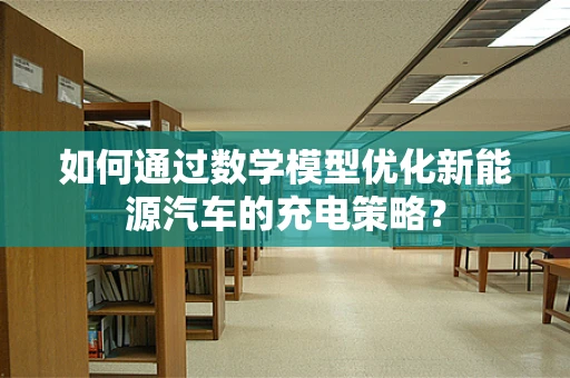 如何通过数学模型优化新能源汽车的充电策略？