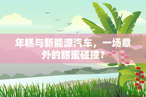 年糕与新能源汽车，一场意外的甜蜜碰撞？