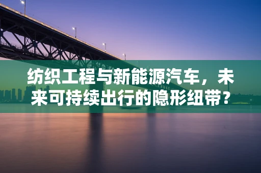 纺织工程与新能源汽车，未来可持续出行的隐形纽带？