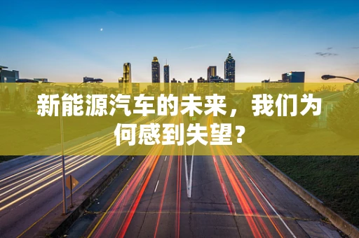 新能源汽车的未来，我们为何感到失望？