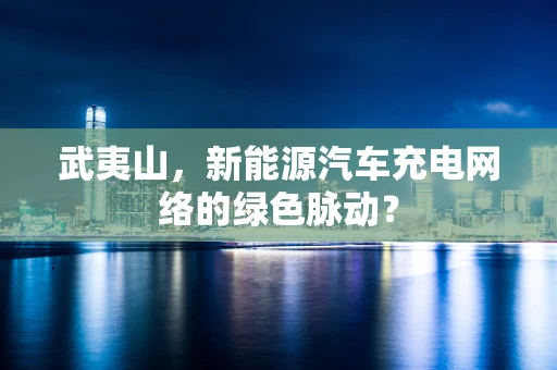 武夷山，新能源汽车充电网络的绿色脉动？