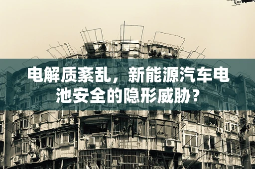 电解质紊乱，新能源汽车电池安全的隐形威胁？
