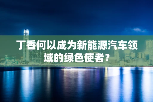 丁香何以成为新能源汽车领域的绿色使者？