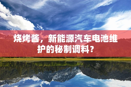 烧烤酱，新能源汽车电池维护的秘制调料？