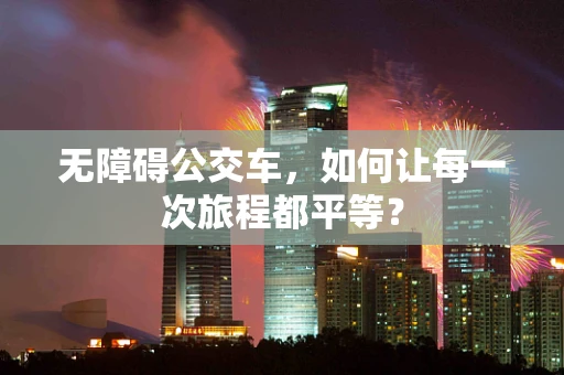 无障碍公交车，如何让每一次旅程都平等？