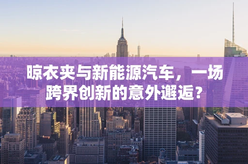 晾衣夹与新能源汽车，一场跨界创新的意外邂逅？