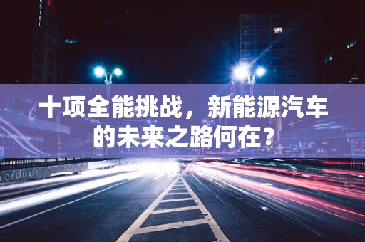 十项全能挑战，新能源汽车的未来之路何在？