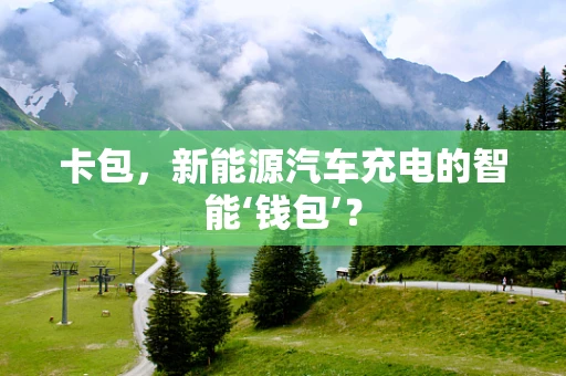 卡包，新能源汽车充电的智能‘钱包’？