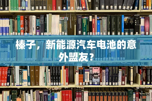榛子，新能源汽车电池的意外盟友？