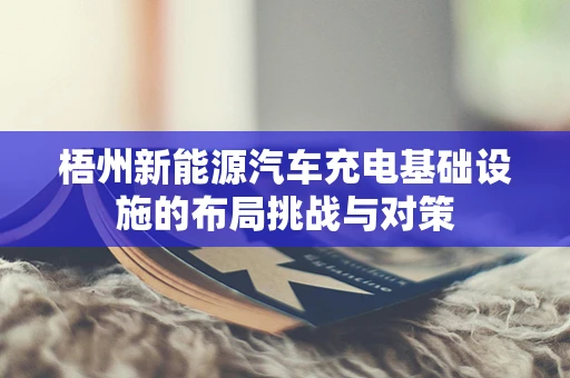 梧州新能源汽车充电基础设施的布局挑战与对策