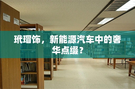 玳瑁饰，新能源汽车中的奢华点缀？