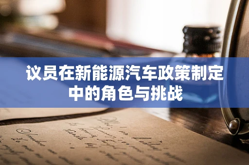 议员在新能源汽车政策制定中的角色与挑战