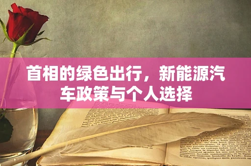 首相的绿色出行，新能源汽车政策与个人选择