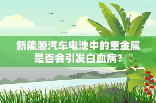 新能源汽车电池中的重金属是否会引发白血病？