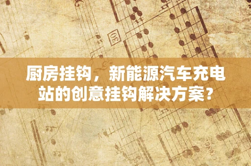 厨房挂钩，新能源汽车充电站的创意挂钩解决方案？