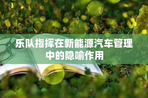乐队指挥在新能源汽车管理中的隐喻作用