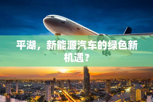 平湖，新能源汽车的绿色新机遇？