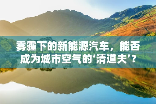 雾霾下的新能源汽车，能否成为城市空气的‘清道夫’？