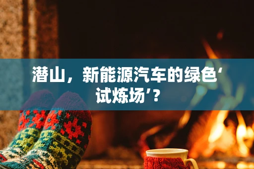 潜山，新能源汽车的绿色‘试炼场’？