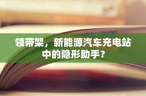 领带架，新能源汽车充电站中的隐形助手？