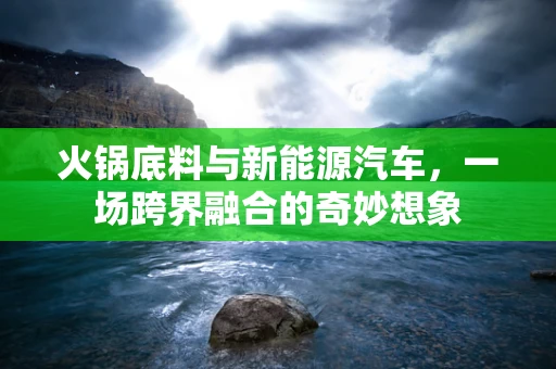 火锅底料与新能源汽车，一场跨界融合的奇妙想象