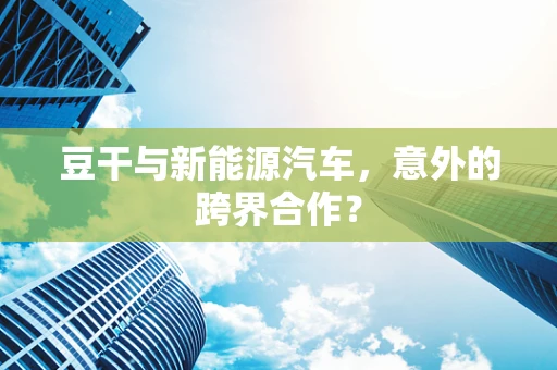 豆干与新能源汽车，意外的跨界合作？