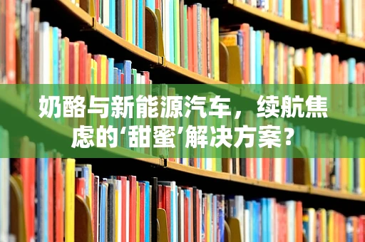 奶酪与新能源汽车，续航焦虑的‘甜蜜’解决方案？