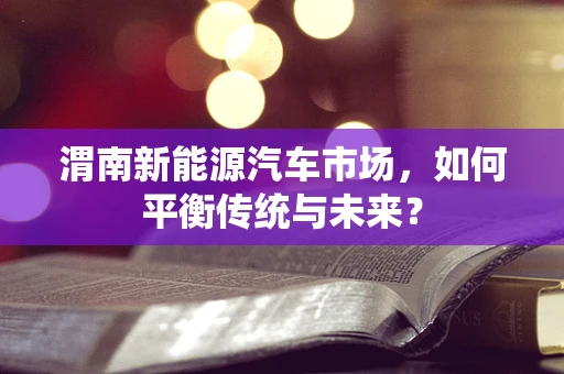 渭南新能源汽车市场，如何平衡传统与未来？